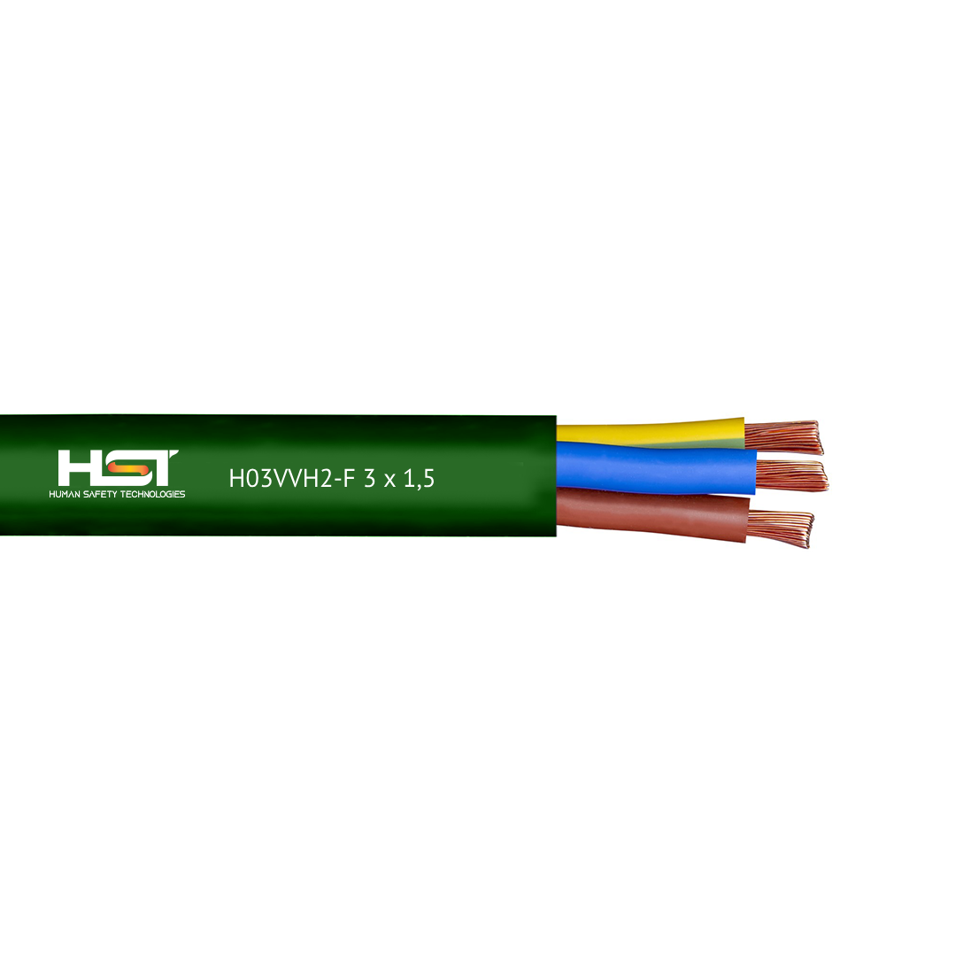 Elektrik kabeli HST H03VVH2-F 3 x 1,5