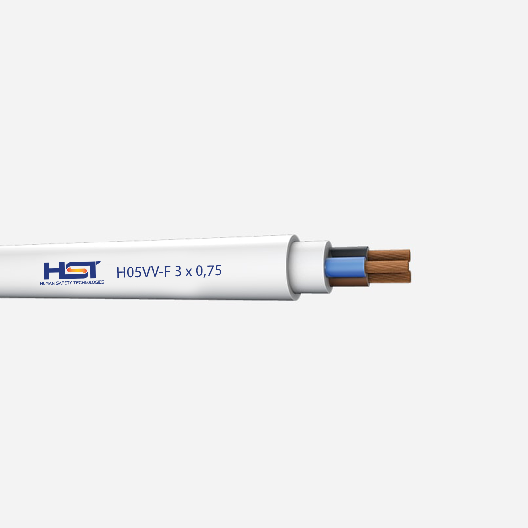 Elektrik kabeli HST H05VV-F 3 x 0,75