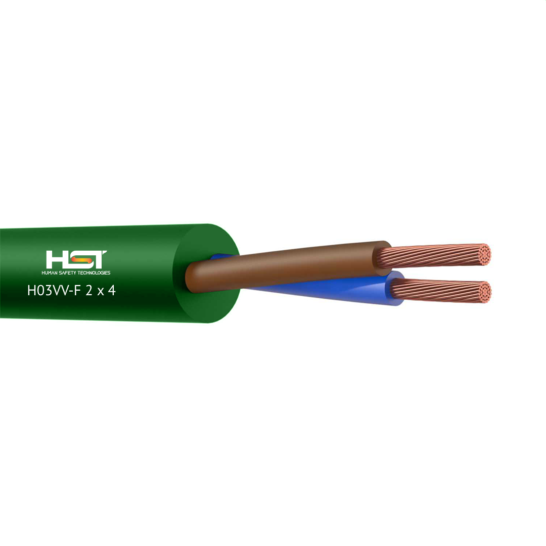 Elektrik kabeli HST H03VV-F 2 x 4