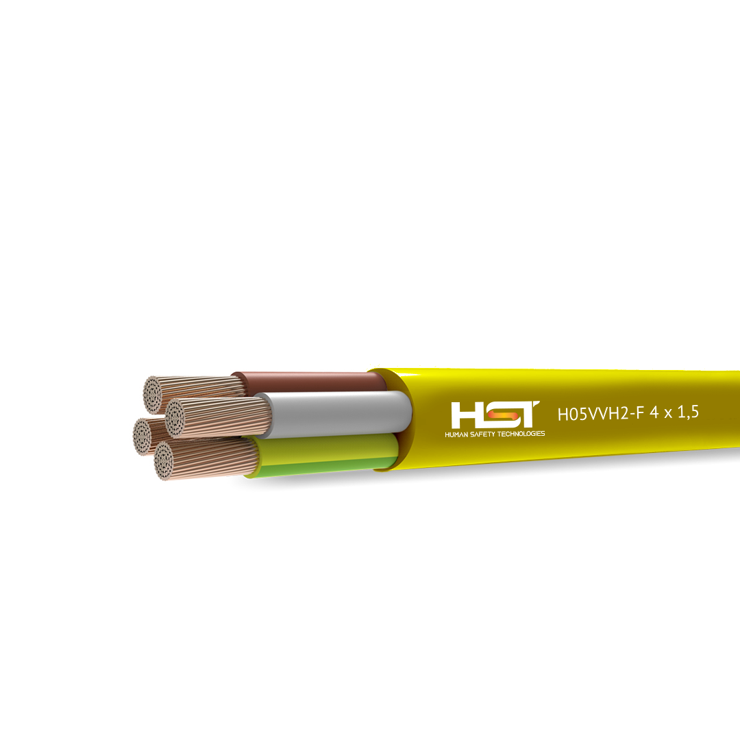 Elektrik kabeli HST H05VVH2-F 4 x 1,5
