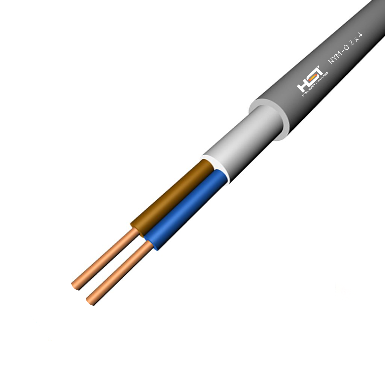 Elektrik kabeli HST NYM–O 2 х 4