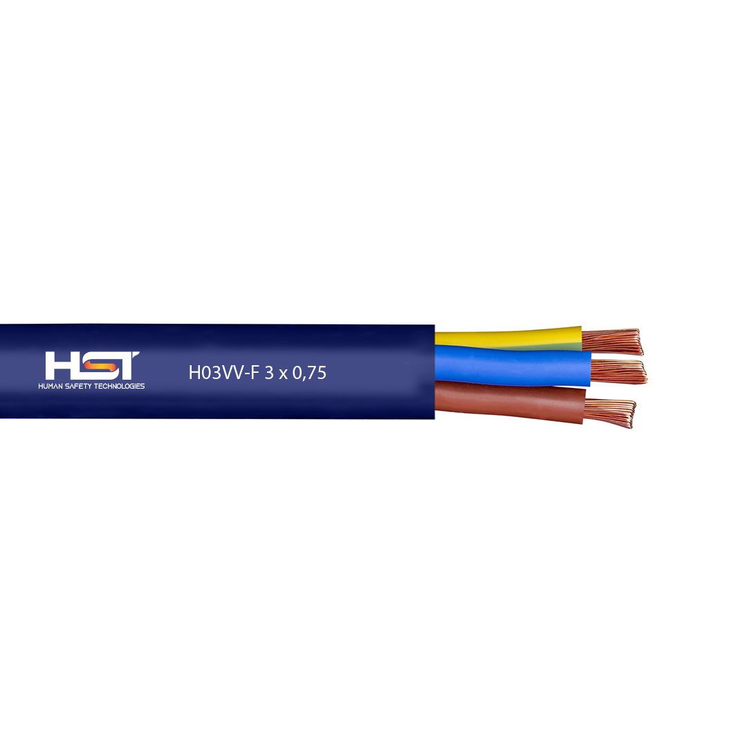 Elektrik kabeli HST H03VV-F 3 x 0,75